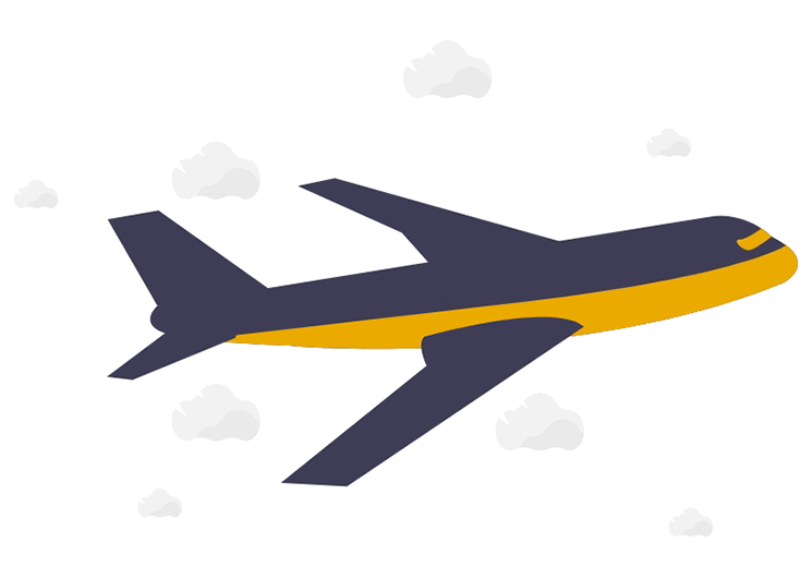 illustration of a jet plane